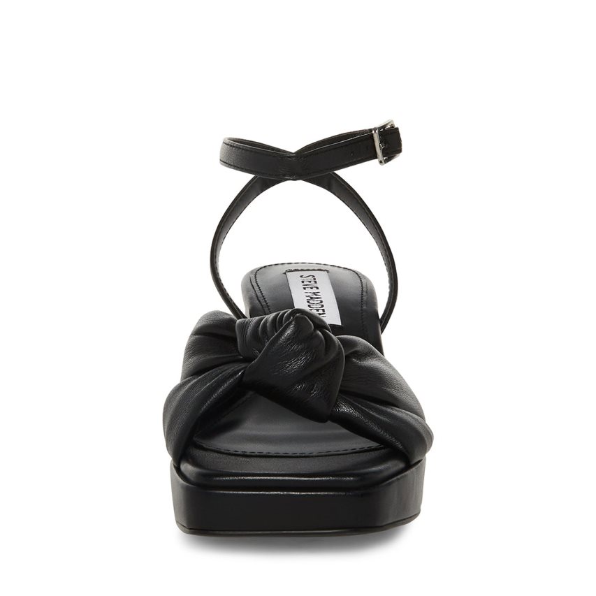 Black Steve Madden Bettina Women's Heels Sandals | PH 4392WBG